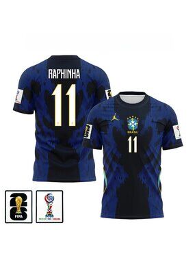 Raphinha 2026 World Cup Soccer Jersey Away